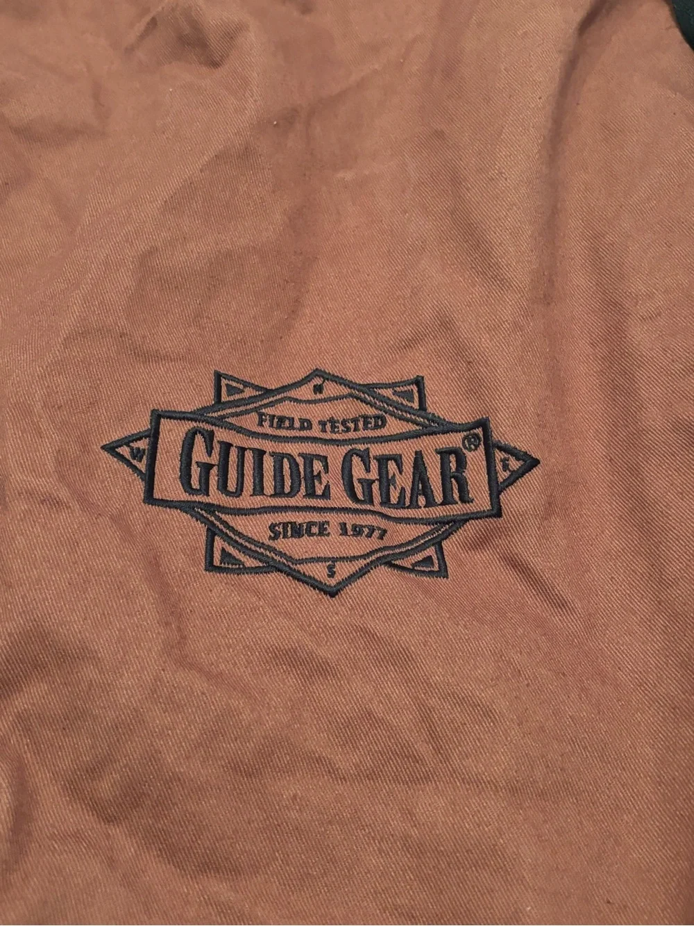 Guide Gear Oversized Duffle Backpack Men’s Rust Canvas Bag Drawstring Adjustable